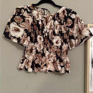 Rails Rosie Floral Smocked Top - NWT size XS
